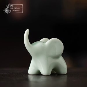 Tiểu tượng – voi gốm trang trí bình an & may mắn