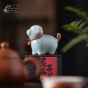 Chó con ngồi ngoan – Gốm nhỏ đáng yêu