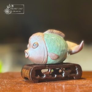 Cá gốm An Vũ – biểu tượng bình an trang trí không gian nhỏ