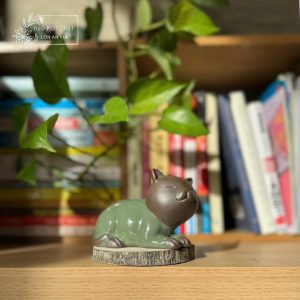 An Miêu – Tượng Mèo gốm nhỏ bình an tĩnh tại