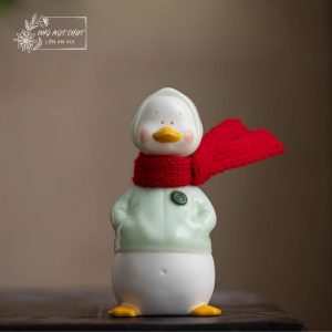 An Cát – Chú Vịt gốm men ngọc thủ công trang trí để bàn